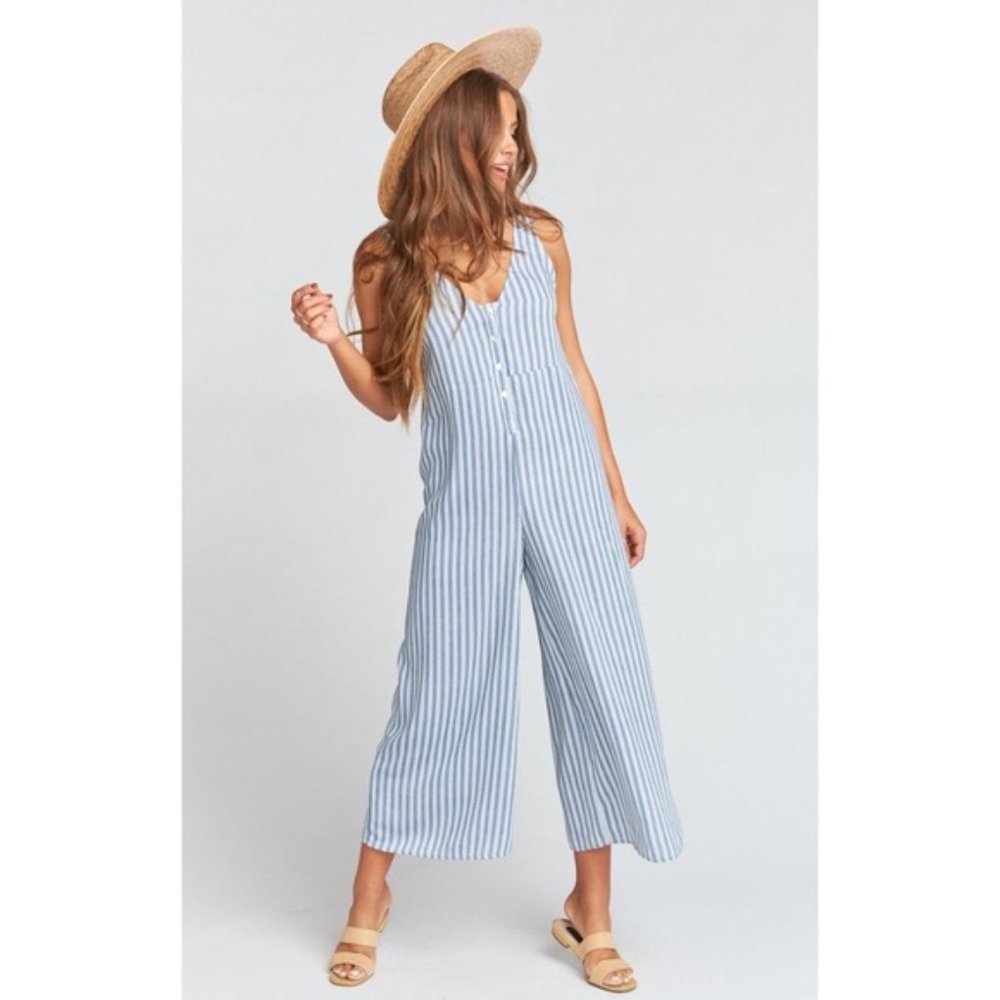 SHOW ME YOUR MUMU SMYM DUNAWAY JUMPSUIT NWOT Small